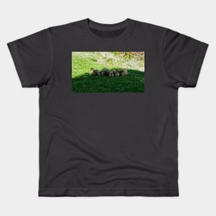 Five Sleepy Canada Goose Goslings Kids T-Shirt